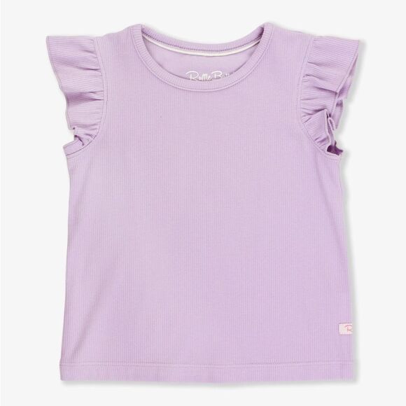 Ruffle butts Rib Knit Flutter Sleeve Top kids‎ Size 6 NWT in packaging - Picture 2 of 6